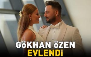 GÖKHAN ÖZEN EVLENDİ! Naz Canbaz sade gelinliği ve güzelliği ile göz kamaştırdı