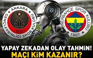 GENÇLERBİRLİĞİ - FENERBAHÇE MAÇI KAÇ KAÇ BİTER? Sarı - lacivertliler, Süper Lig'de sezonu açıyor! Yapay zekadan olay skor tahmini