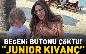 Aşk-ı Memnu'nun Behlül'ü Kıvanç Tatlıtuğ'un eşi Başak Dizer ile oğlu Kurt Efe’ye bakın! Yorumlar peş peşe geldi: 'JUNIOR KIVANÇ'