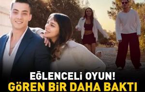 Uzak Şehir'in yıldızları Atakan Özkaya ile Dilin Döğer'den eğlenceli oyun! GÖREN BİR DAHA BAKTI