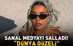 Hande Erçel'den olay 'tatil' pozları! 'DÜNYA GÜZELİ'