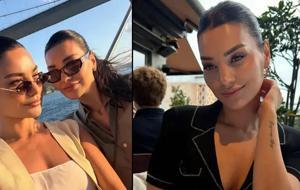 Gören Bir Daha Baktı! Hazal Filiz Küçükköse İkiz Kardeşiyle Boğaz Turuna Çıktı