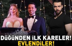 Survivor şampiyonu Hilmi Cem İntepe ile Pırıl Atasev evlendi! DÜĞÜNDEN İLK KARELER!