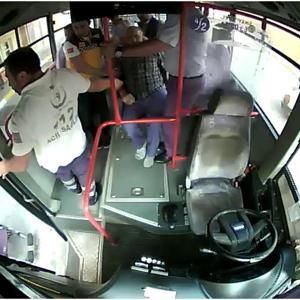 Otobüs şoförü, sara nöbeti geçiren yolcuyu hastaneye yetiştirdi