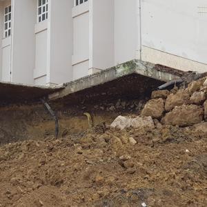 Orduda okulun çöken istinat duvarı hatalı yapılmış