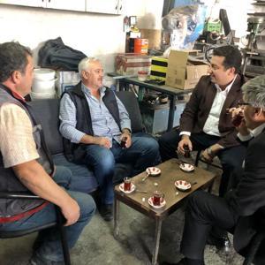 Başkan Bakıcı, yeni sanayi esnafını ziyaret etti