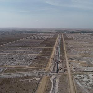 Aksarayda yeni sanayi projesinin inşaat çalışması sürüyor