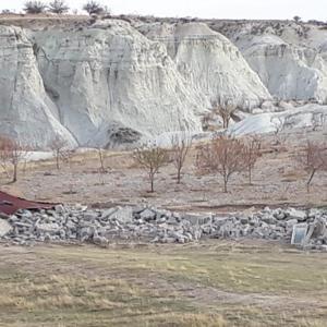 Bakan Ersoy Kapadokyadan ayrılmadan yıkımlar başladı