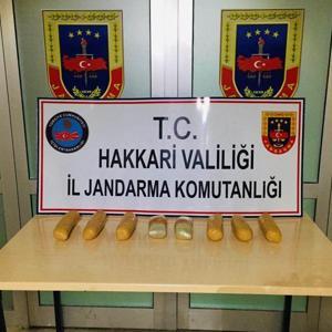 Yüksekova kırsalında eroin ele geçirildi