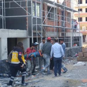 İnşaatta vinçten düşen işçi öldü