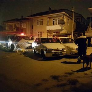 Alkollü sürücü kaçarken sivil polis otosuna çarptı