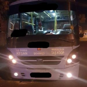 Yolcu minibüsü sürücüsü 1.89 promil alkollü çıktı