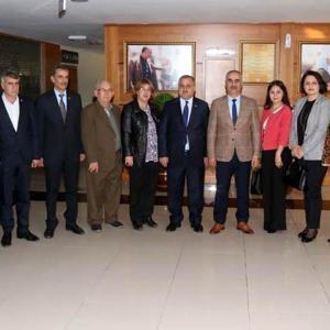 Muhtarlar Konfederasyonundan Başkan Aydına ziyaret