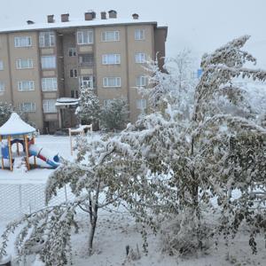 Bitlis’te kar yağışı etkili oldu