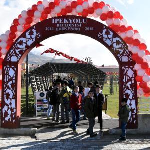 Van Gölü manzaralı Erek Parkı açıldı