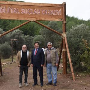 Başkan Tokat Dijital Esaret filminin setini ziyaret etti