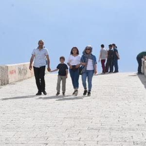 Kırıkkalede tarihi köprüye ziyaretçi akını