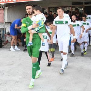 Bursaspor-Ümraniyespor maçında anlamlı uygulama