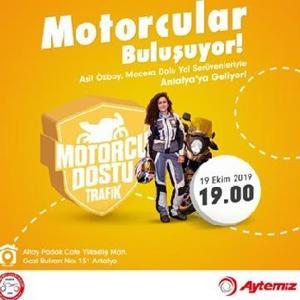 ‘Motorcu Dostu Trafik’ projesi Antalya’da devam ediyor