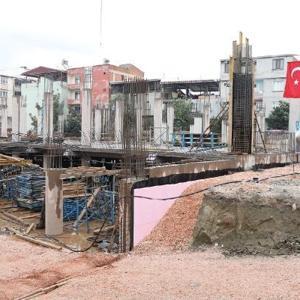 Gürsu’daki kapalı pazar yeri inşaatı devam ediyor