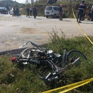 Hafif ticari aracın çarptığı motosikletli ağır yaralandı