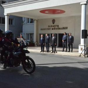 Sakaryada, motosikletli yunus polislerine yeni motosikletleri verildi
