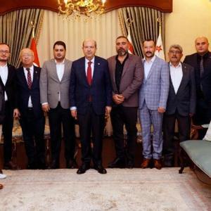 ANTSO, KKTC Cumhurbaşkanı Ersin Tatarı ziyaret etti