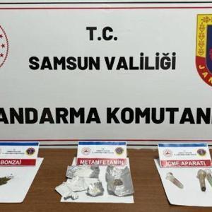 Samsun’da uyuşturucuyla yakalanan 3 şüpheliye gözaltı