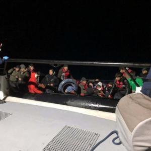 Datça açıklarında 31 kaçak göçmen yakalandı