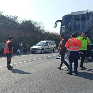 TEM’de zincirleme kaza; Ankara yönü ulaşıma kapandı (1)