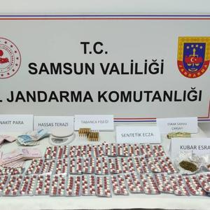 Samsunda uyuşturucuya 2 gözaltı