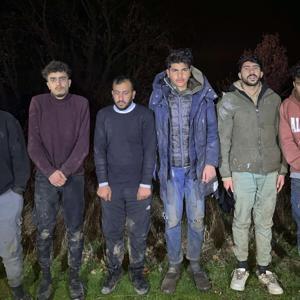 Edirnede 6 kaçak göçmen yakalandı