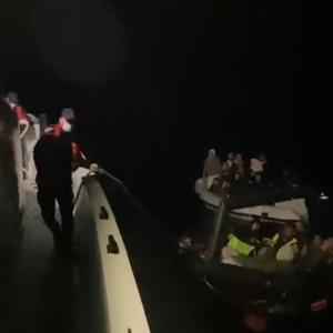 Muğla açıklarında 47 kaçak göçmen kurtarıldı
