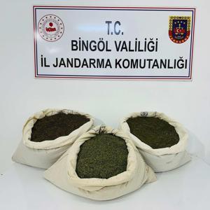 Bingöl’de 34 kilo esrar ele geçirildi