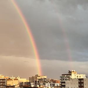 Şırnak’ta yağmur sonrası çift gökkuşağı