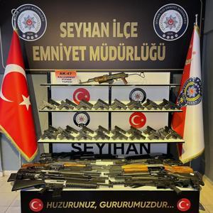 Adanada 64 ruhsatsız silah ele geçirildi; 9 tutuklama