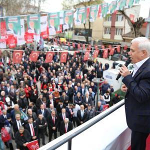 CHP Bursa Büyükşehir Belediye Başkan Adayı Bozbey’in, Yenişehir Halk Buluşması mitinge dönüştü