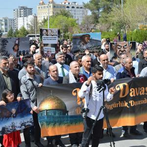 Mardin ve Diyarbakır’da İsrail protestosu