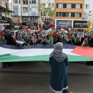 Batmanda Gazze protestosu