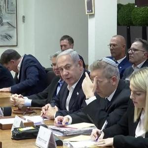 İsrailde gergin Kabine Toplantısı