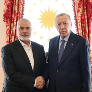Cumhurbaşkanı Erdoğan, İsmail Haniye ile görüştü: Zafere giden yol birlik ve bütünlükten geçiyor