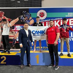 Canikli sporcu Yiğit Keskin Türkiye şampiyonu oldu