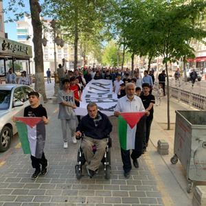 Malatyada, STKlardan Gazze yürüyüşü