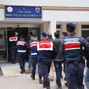 Edirnede aranması olan 144 kişi yakalandı