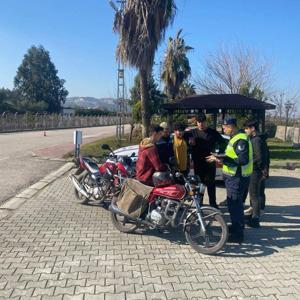 Osmaniye’de jandarmadan motosiklet denetimi