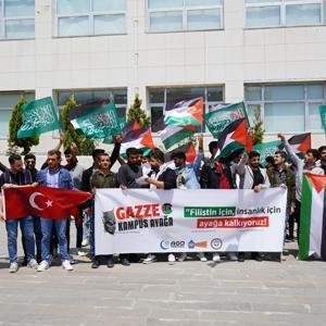 Şırnak’ta, ABD ve Avrupa’da Filistin için eylem yapan üniversite öğrencilerine destek açıklaması
