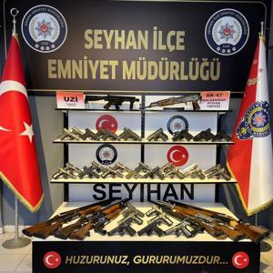 Adana’da 61 ruhsatsız silah ele geçirildi; 14 tutuklama