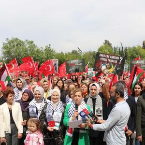 İzmirde AK Partili kadınlardan Gazzeli anneler için açıklama