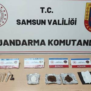 Samsunda uyuşturucu ticaretine 1 gözaltı