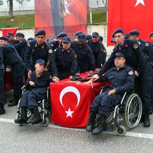 Yozgatta 38 engelli vatandaş askerlik yemini etti